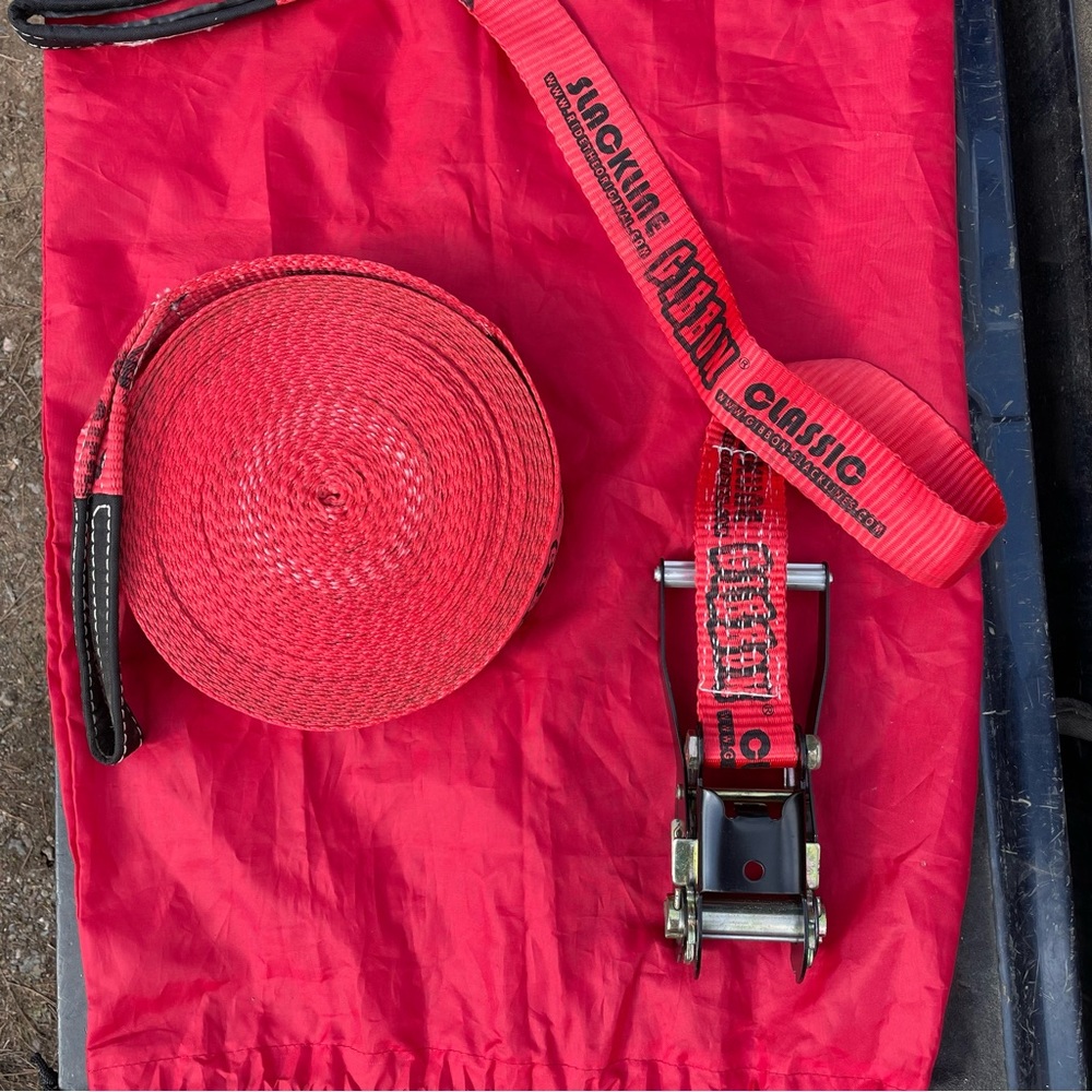 Red Gibbon Classic Slackline! Lightly used!